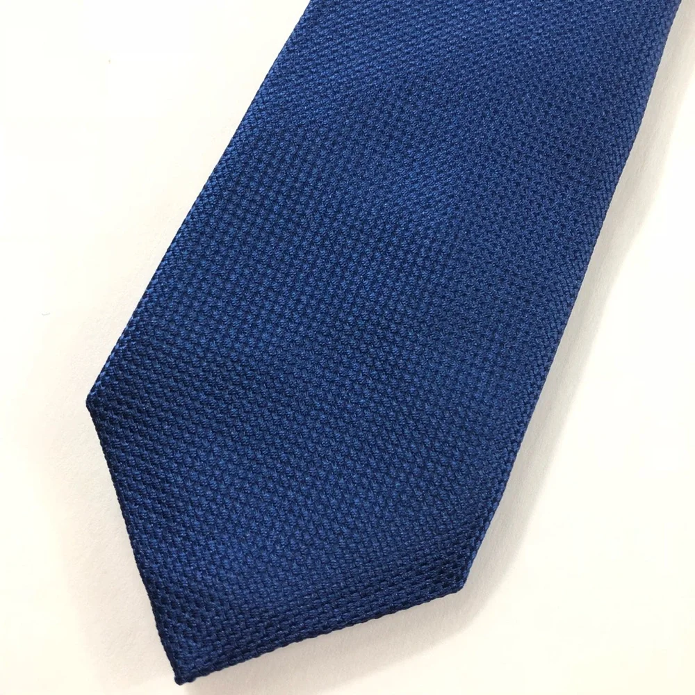 Toddler Boys Navy Blue Textured Fabric Solid Neck Tie Gymboree Adjustable Strap
